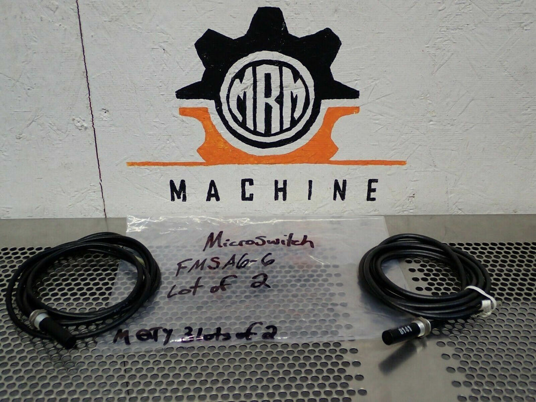 Micro Switch FMSA6-6 Proximity Sensors New Old Stock (Lot of 2)
