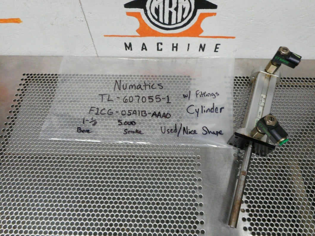 Numatics TL-607055-1 F1CG-05A1B-AAA0 Cylinder 1-1/8