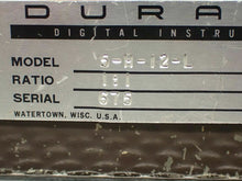 Load image into Gallery viewer, Durant 5-H-12-L 5 Digit Counter 1:1 Ratio (No Key) Used With Warranty

