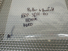 Load image into Gallery viewer, Potter &amp; Brumfield KRP-3DH-110 110VDC Relay 8 Pin Used W/ Warranty See All Pics
