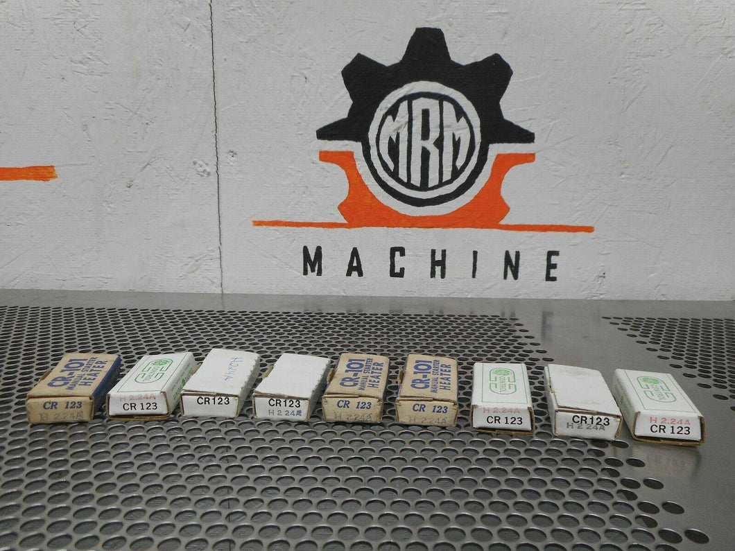 General Electric CR123-H2.24A Manual Starter Heater Elements New (Lot of 9)