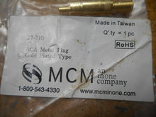 Load image into Gallery viewer, MCM 27-710 RCA Metal Plug Gold Plated Type New (Lot of 2)
