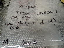 Load image into Gallery viewer, Airpax IPGH11-20536-1 Circuit Breakers 10A 250V New No Box (Lot of 4)
