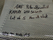 Load image into Gallery viewer, Potter &amp; Brumfield KA14AY 24V Relays 50/60Hz New No Box (Lot of 5) See All Pics
