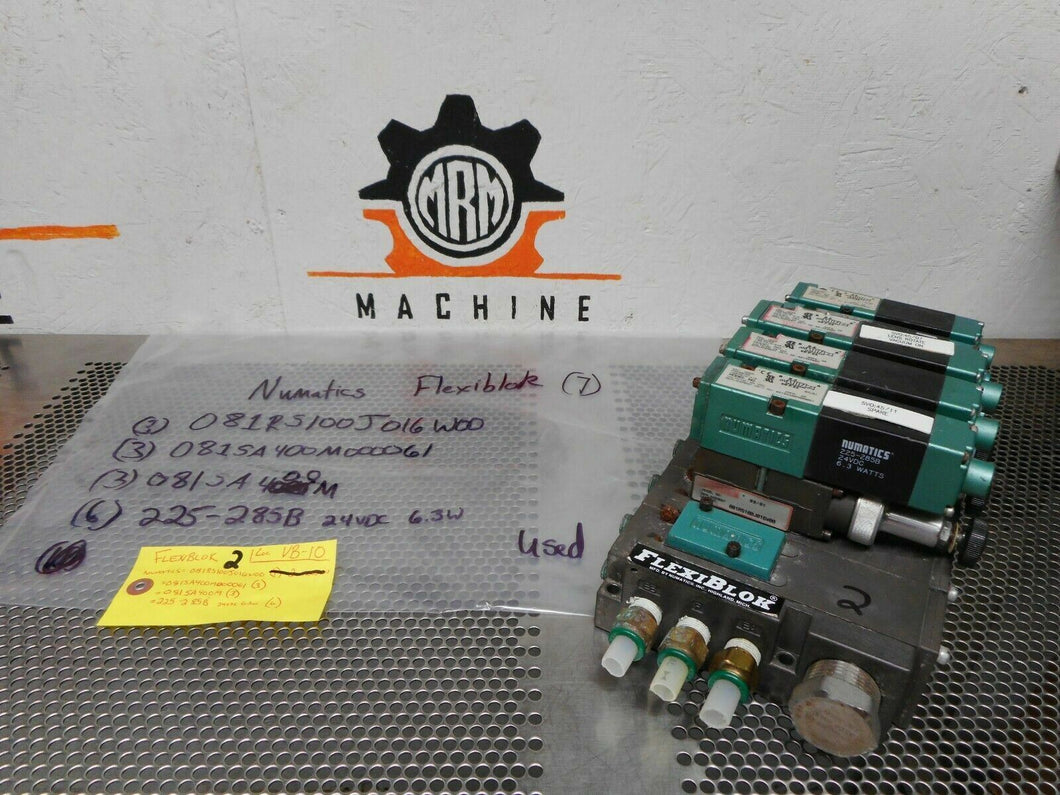 Numatics (3) 081RS100J016W00 Regulators (3) 081SA400M000061 (3) 081SA400M Valves