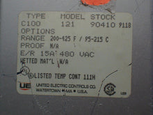 Load image into Gallery viewer, United Electric Controls C100-121 90410 Temperature Switch 200-425F 95-215C NEW
