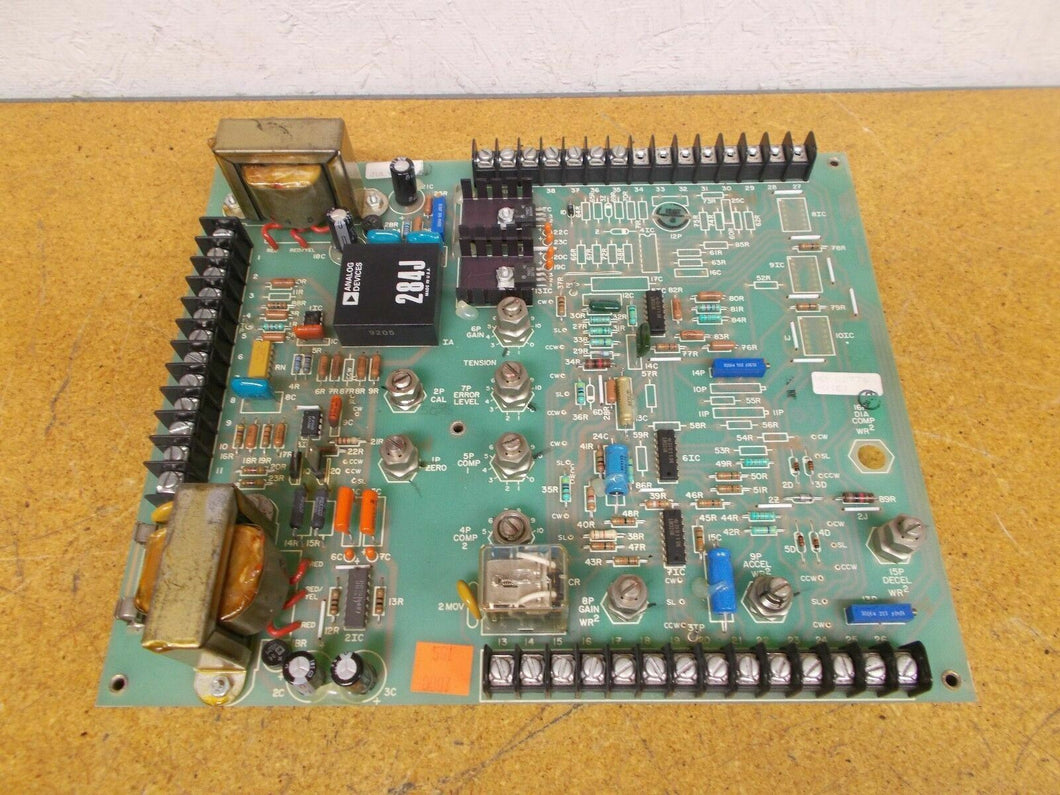 CMC D41-9686C Circuit Board With 9 Potentiometers Used