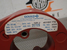 Load image into Gallery viewer, GOULD TKM-2 40114-T10 Current Transformer 25-60Hz 0.6KV Used See All Pictures
