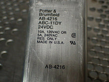 Load image into Gallery viewer, Potter &amp; Brumfield AB-4216 ABC-11DY 24VDC Relays New Old Stock (Lot of 4)
