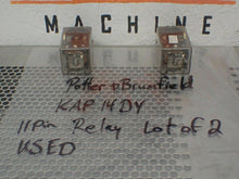 Load image into Gallery viewer, Potter &amp; Brumfield KAP14DY Relays 24VDC Coils Used With Warranty (Lot of 2)
