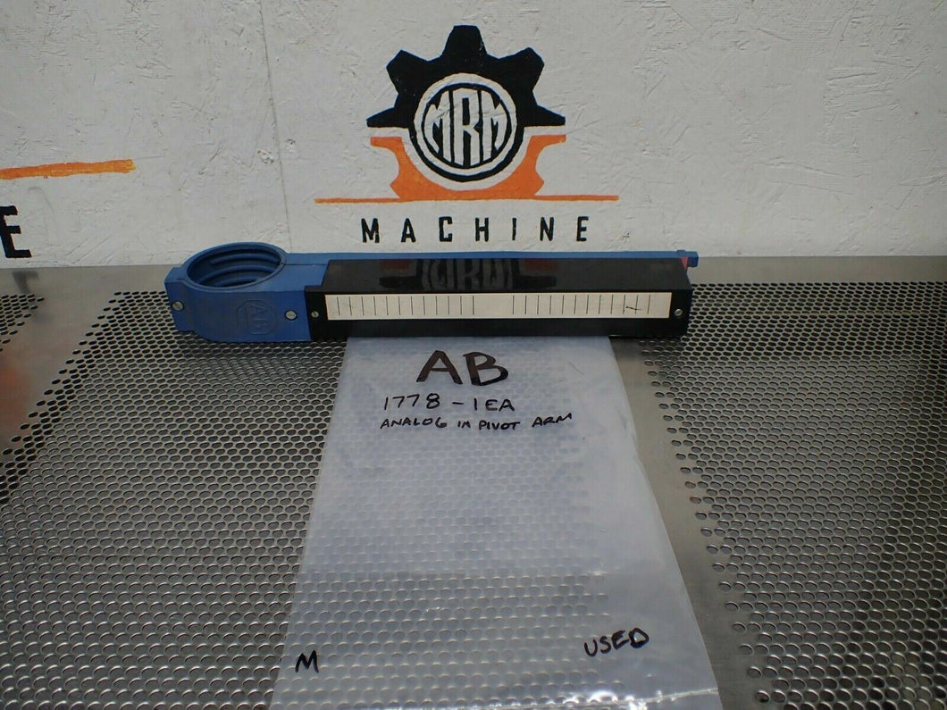 Allen Bradley 1778-IEA Analog In Pivot Arm With Input Module Used With Warranty