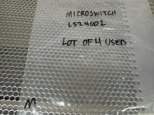 Load image into Gallery viewer, Micro Switch LSZ4001 Limit Switch Receptacle Used With Warranty (Lot of 4)
