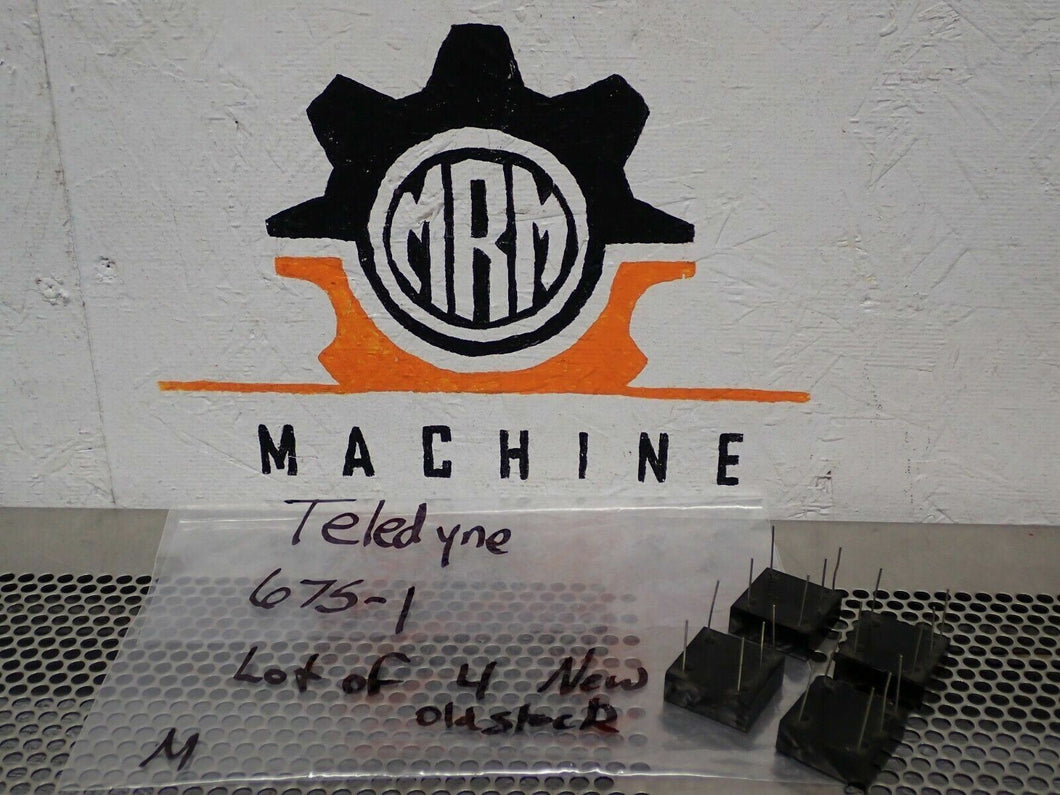 TELEDYNE RELAYS 675-1 AC Input Converter 95-130VRMS 5VDC 16mA 30VDC (Lot of 4)