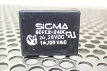 Load image into Gallery viewer, Sigma 60RE2-24DC 2A 28VDC 1A 120VAC Relay New Old Stock (Lot of 2) See All Pics
