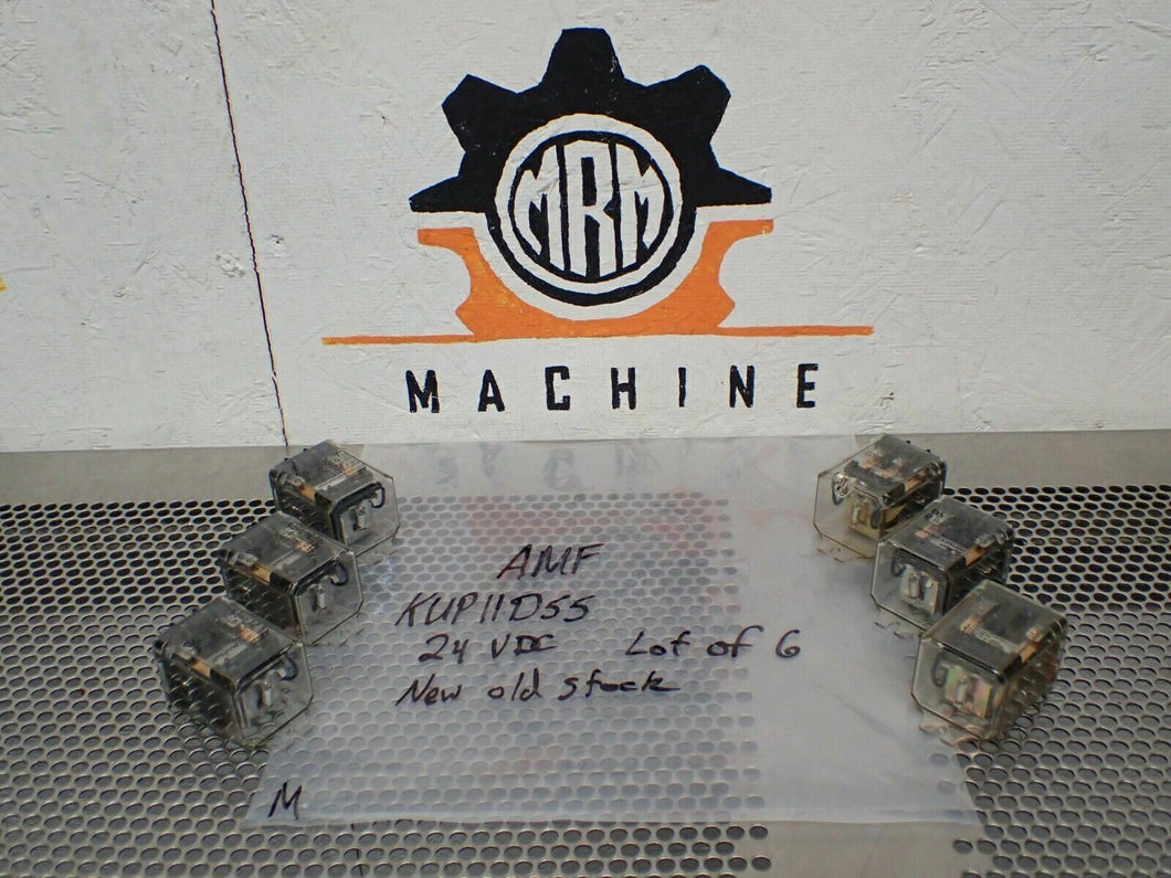 Potter & Brumfield KUP11D55 24VDC Relays New Old Stock (Lot of 6) See All Pics