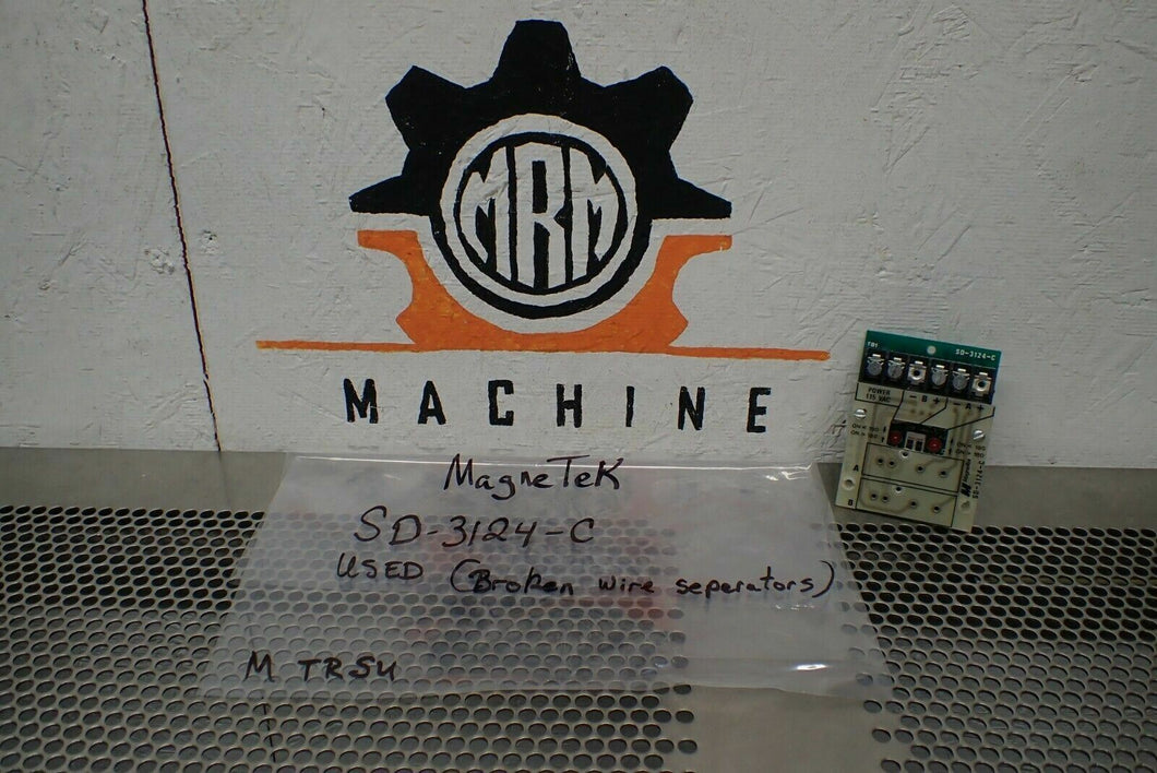 MagneTek SD-3124-C Resolver Board Assembly Used (Broken Wire Separators)