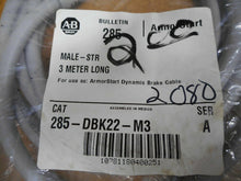 Load image into Gallery viewer, Allen Bradley 285-DBK22-M3 Ser A Male Straight 3Pin 3M Long Cable New
