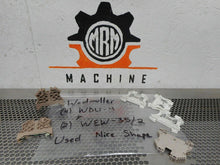 Load image into Gallery viewer, Weidmuller (4) WDU-4 Terminal Blocks &amp; (2) WEW-35/2 End Blocks Used W/ Warranty
