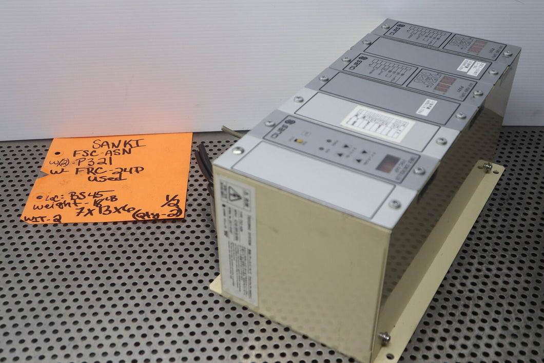 SANKI FSC-ASN Feeding System Controller (2) P321 Power Supplies FRC-24P Control