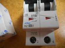 Load image into Gallery viewer, EATON FAZ-D25/2 278785 Circuit Breaker 25A 15kA 2 Pole New
