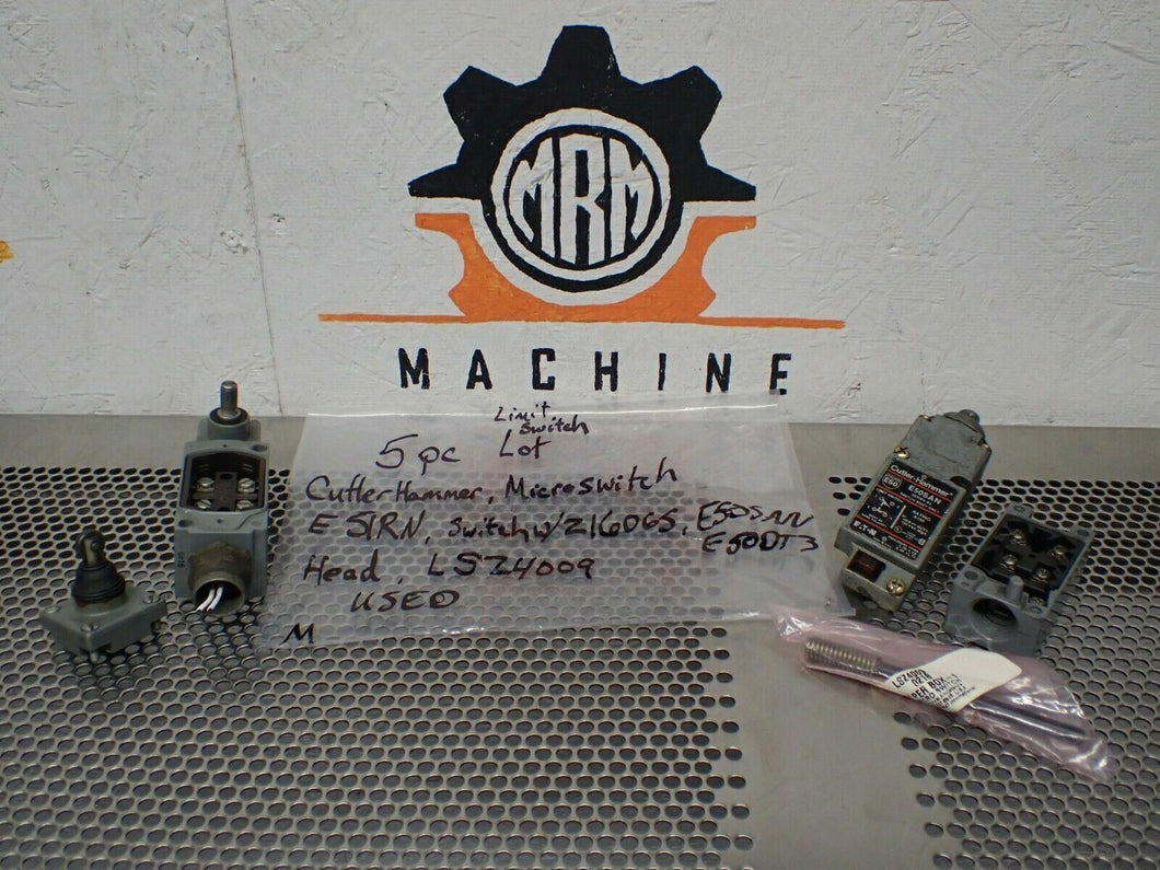 Cutler-Hammer Micro Switch E51RN, Switch W/ Z16065, E50SAN, E50DT3 & LSZ4009