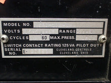 Load image into Gallery viewer, Cleveland Controls SPD-120-B Pressure Switch 115-208-230V .04-5.0 60Cy 1PSI New
