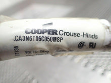 Load image into Gallery viewer, Cooper Crouse-Hinds CA3N6T06C050MSP 30A 600V 3P Cable Used With Warranty
