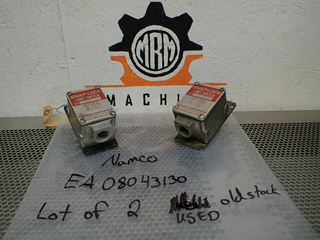 Namco EA08043130 Snap Lock Limit Switch Used With Warranty (Lot of 2)