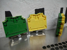 Load image into Gallery viewer, C3 Controls WTB2-W6/10G Terminal Blocks Yellow Green 16-8 AWG 10mm (Box of 7)
