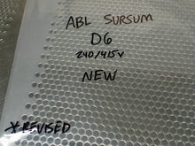 Load image into Gallery viewer, ABL SURSUM 1D6.0 D6 Circuit Breaker 240/415V 480Y/277VAC Used With Warranty
