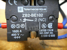 Load image into Gallery viewer, Telemecanique ZB2-BE102 &amp; ZBE-BE101 Cont. Blocks With 2 Position Selector Switch
