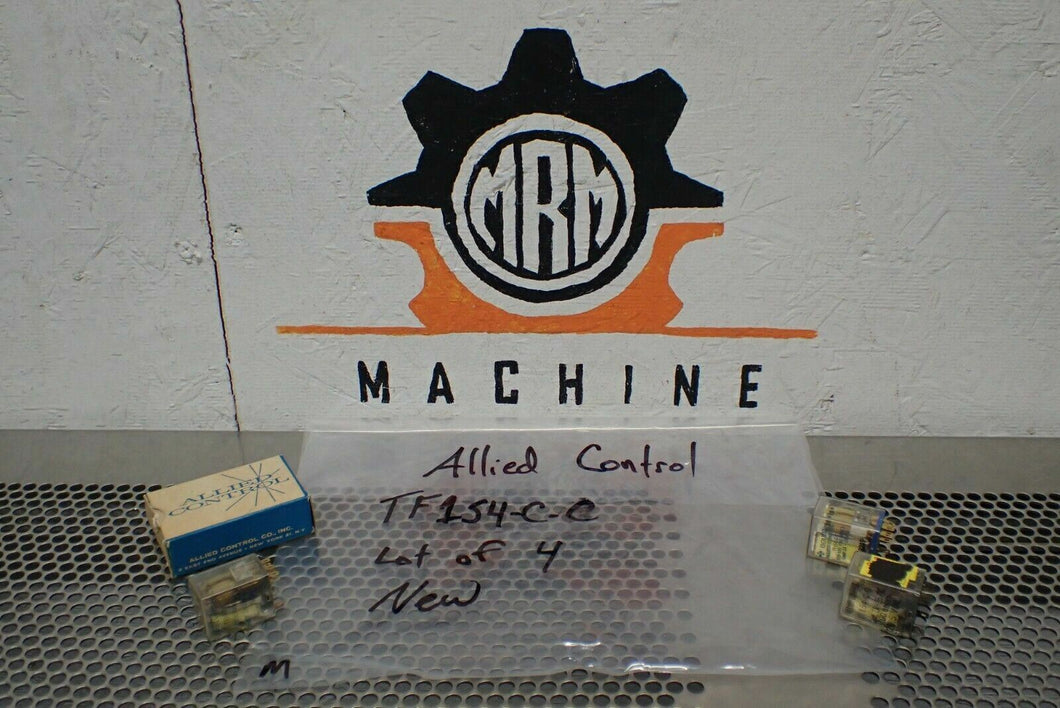 Allied Control TF154-C-C (2) 24VDC (1) 110-120VAC & (1) 26.5VDC Relays New