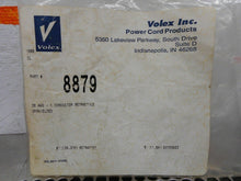 Load image into Gallery viewer, Volex 8879 Cord 20Awg 1 Conductor Retractile Unshielded 8&quot; Retracted 5&#39; Extended
