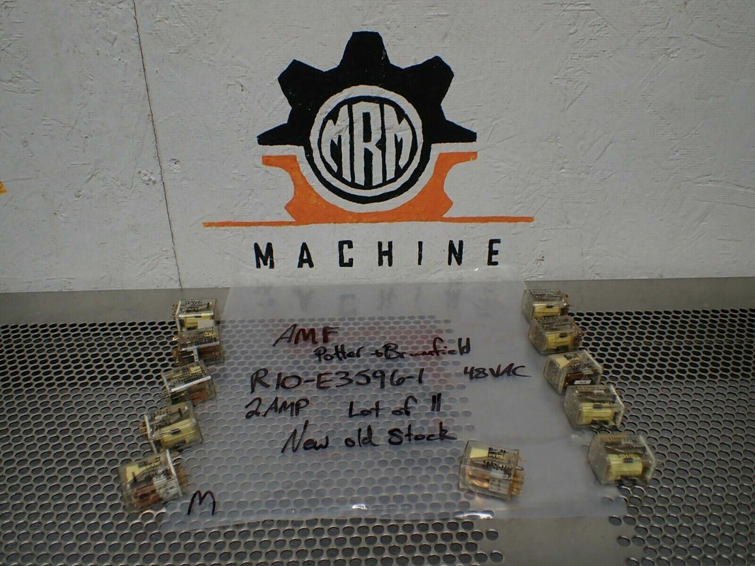 Potter & Brumfield R10-E3596-1 48VAC Relays New No Box (Lot of 11) See All Pics