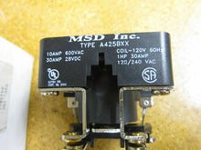 Load image into Gallery viewer, MSD Inc A425BXX Relay With Coil 10Amp 600VAC 30Amp 28VDC Coil 120V 60Hz NEW
