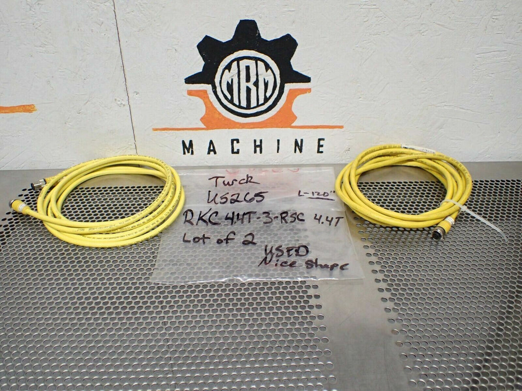 Turck U5265 RKC 4.4T-3-RSC 4.4T Cordsets 120