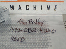 Load image into Gallery viewer, Allen Bradley 1492-CB2-H250 Ser C Circuit Breaker 25A 2 Pole 7-1/2HP Used
