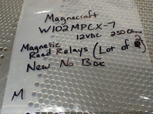 Load image into Gallery viewer, Magnecraft W102MPCX-7 12VDC 250Ohms Magnetic Reed Relays New No Box (Lot of 2)
