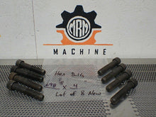 Load image into Gallery viewer, Hex Bolts .698&quot; Thread x 4&quot; Long New No Box (Lot of 8)
