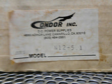 Load image into Gallery viewer, Condor N12-5.1 Power Supply 115/230VAC 47-440Hz 12VDC At 5.1A New Old Stock
