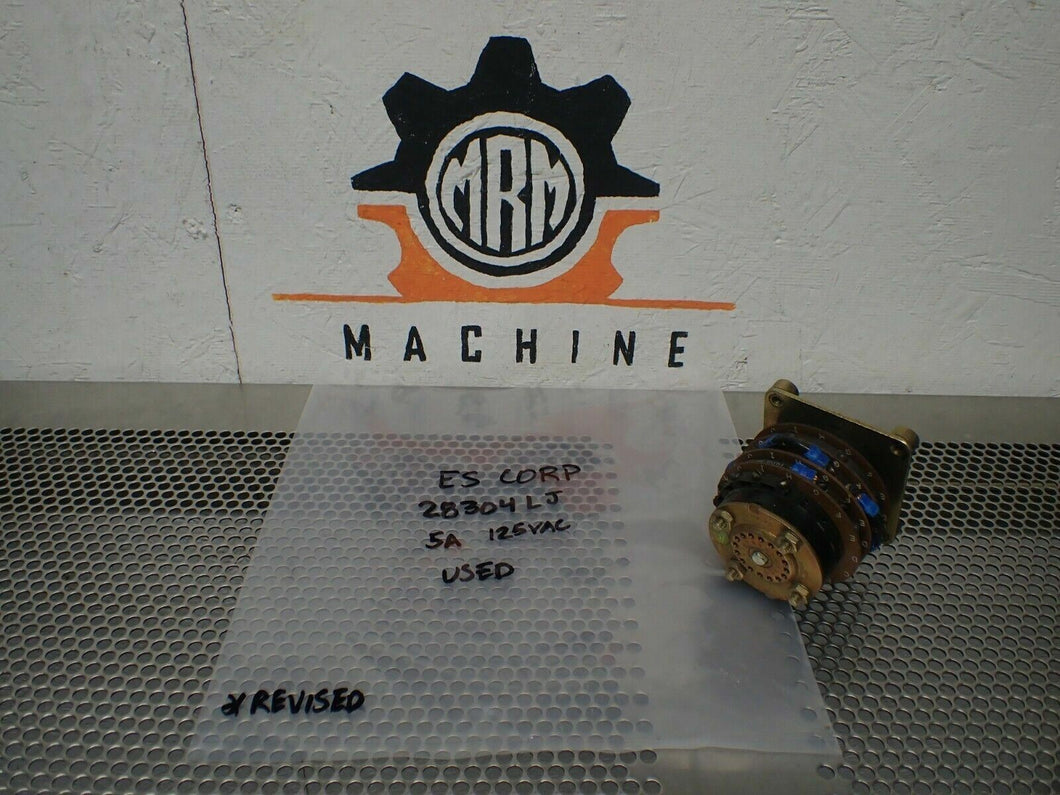 ES Corp 7306 28304LJ Solenoid Switch 5A 125VAC Used With Warranty