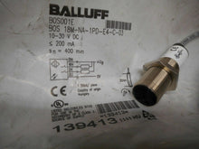 Load image into Gallery viewer, Balluff BOS 18M-NA-1PD-E4-C-03 Proximity Sensor 10-30VDC 200mA 400mm NEW (2 Lot)
