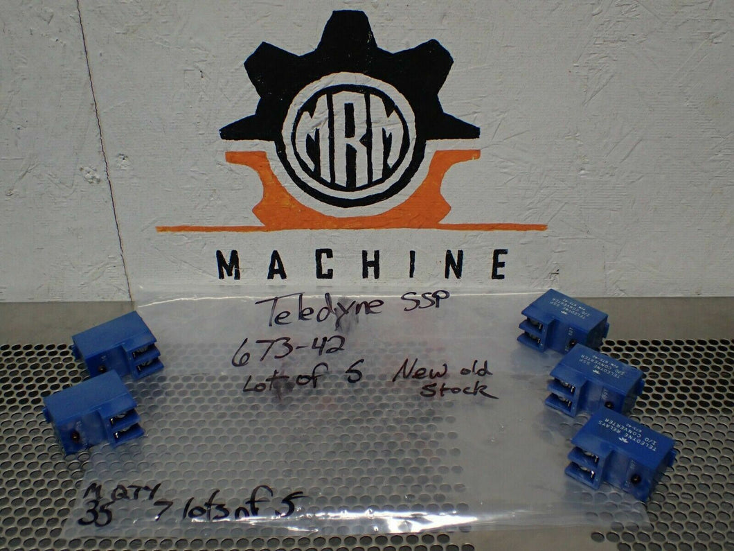 Teledyne SSP 673-42 I/O Converter Relays New No Box (Lot of 5) See All Pictures