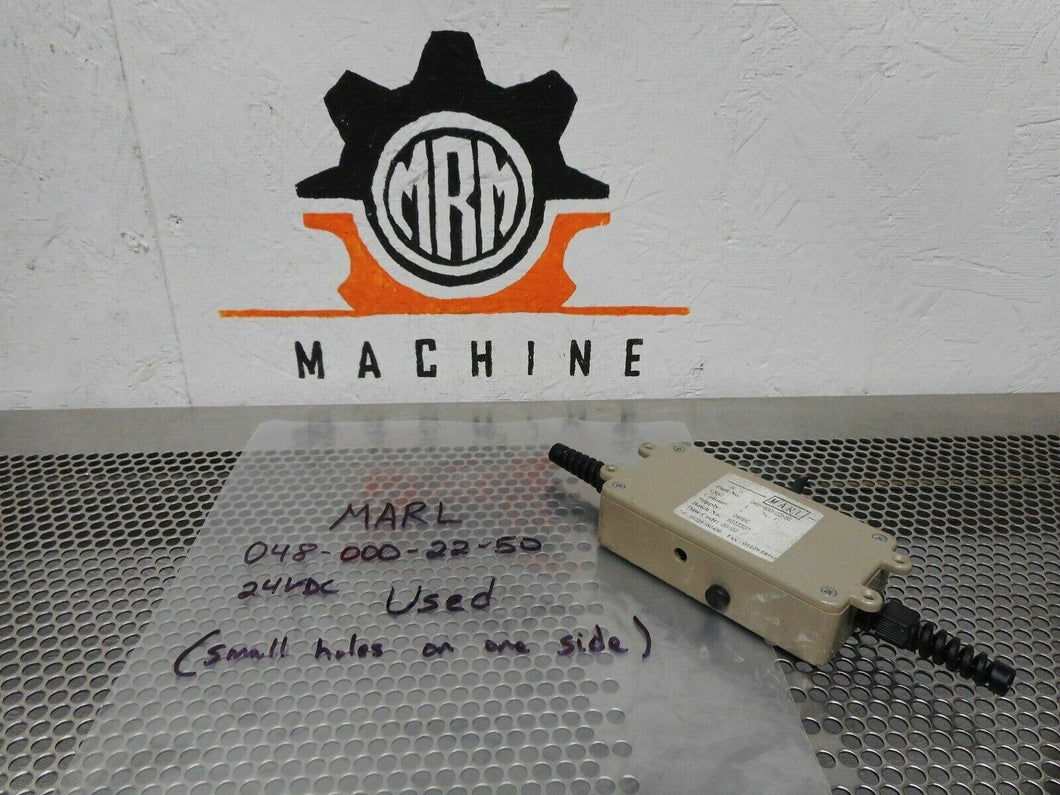 MARL 048-000-22-50 Indicator Unit 24VDC Used With Warranty (Holes On One Side)