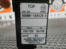 Load image into Gallery viewer, Allen Bradley 800MR-16HX2B Ser D Green Selector Swtich 2 Pos. 110/120V 50/60Hz
