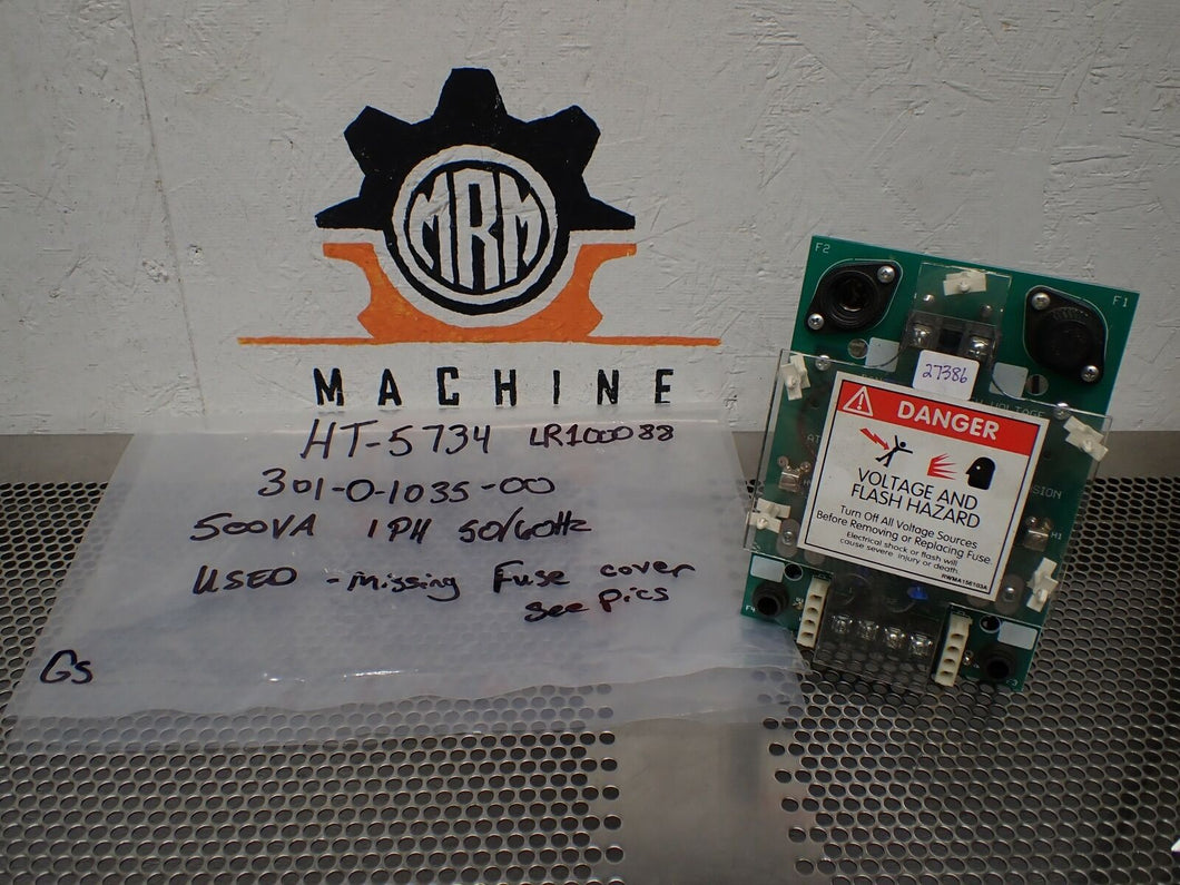HT-5734 LR100088 301-0-1035-00 Power Supply 500VA 1PH 50/60Hz Used With Warranty