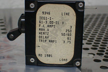 Load image into Gallery viewer, Airpax IEG1-1-61-3.00-01-V 3A 250V 50/60Hz Circuit Breakers New (Lot of 3)
