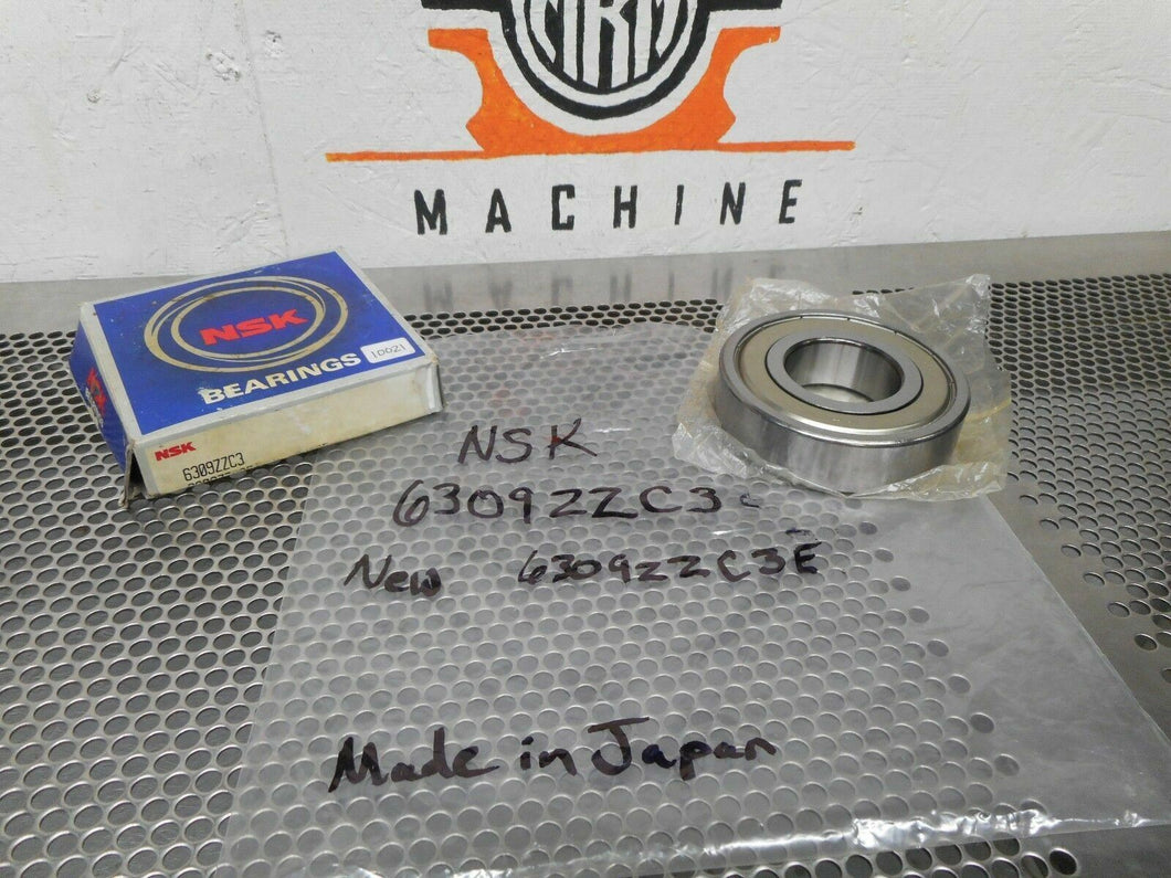 NSK 6309ZZC3 6309ZZC3E** Ball Bearing 100mm OD 45mm ID 25mm Thick New In Box