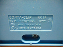 Load image into Gallery viewer, Conta-Clip RK95 Terminal Blocks 600V 230A AWG 4/0-2 New Old Stock (Lot of 2)

