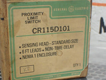 Load image into Gallery viewer, General Electric CR115D101 Proximity Limit Switch Sensing Head Used W/ Warranty
